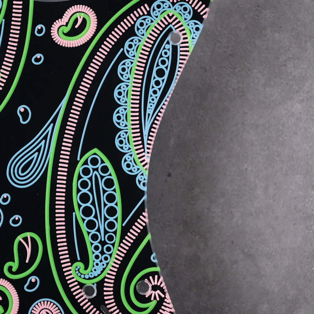 SPAWN OF PAISLEY - Stratocaster Pickguard and Tremolo Cover - Image 4