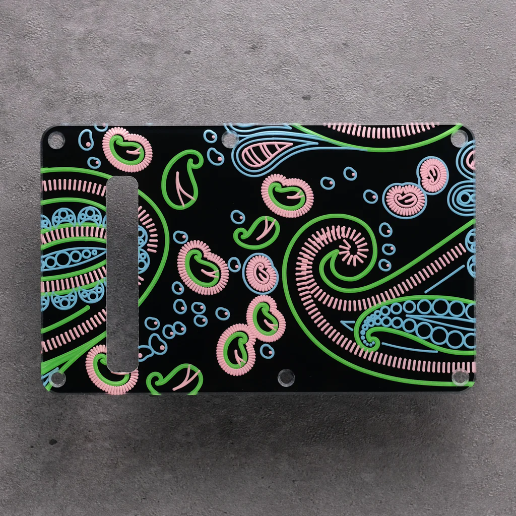 SPAWN OF PAISLEY - Stratocaster Pickguard and Tremolo Cover - Image 5